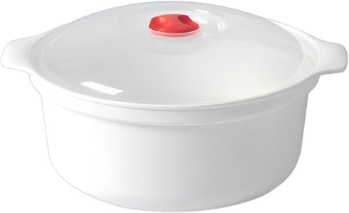 Microwave Bowls with Lids, Plastic Mixing Bowls Microwave Safe for Heating Food, BPA Free Kitchen Cookware