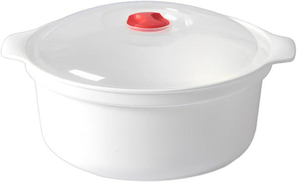 Microwave Bowls with Lids, Plastic Mixing Bowls Microwave Safe for Heating Food, BPA Free Kitchen Cookware