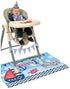 Unique Party 58177 1st 4pc, 2.66' Unique Nautical Boys Birthday High Chair Decoration Kit