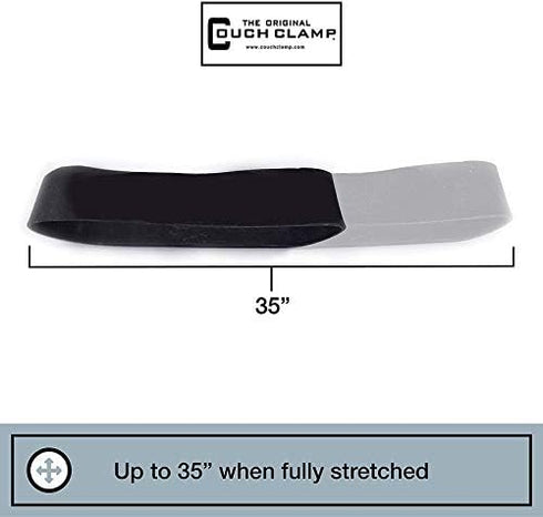 Heavy Duty Couch Connector for Sectional Sofa, 4 Pack - Easy Install & Uninstall, Universal Furniture Connector