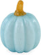 Boston International Mini Decorative Tabletop Glass Pumpkin, Aqua