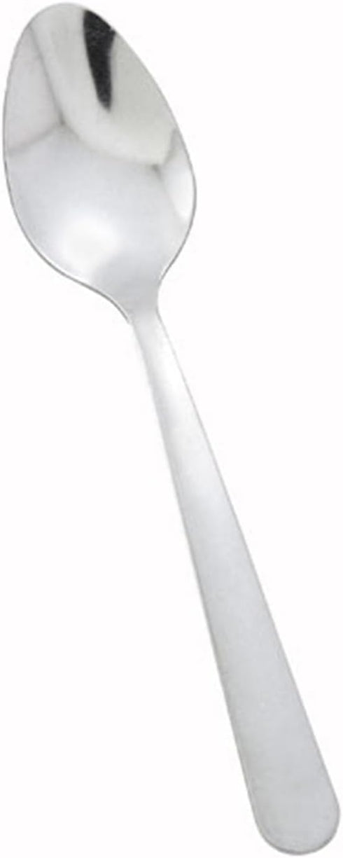 Winco 12-Piece Windsor Heavy Weight Teaspoon Set, Silver 18-0 Stainless Steel