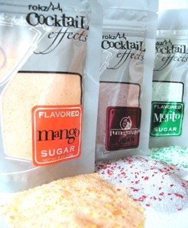 rokz Summer Drink Rimmers -Sugars in Mojito, Pomegranate & Mango (Set of