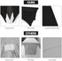 Utopia Kitchen 4FT Spandex Tablecloth - 1 Pack, Black - 200 GSM Stretch, Fitted, Washable Table Cover