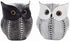 Owl Decor Sculpture for Home, Office, Bookshelf, TV Stand, Minimalist Resin Animal Crafts Gift for Friends, Family