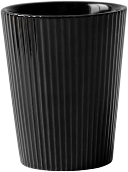 Ceramic Vertical Stripe Toothbrush Cup, Couple Ceramic Toothbrush Cup, Bathroom Tumbler, Striped