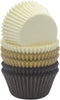Natural White Coffee Brown Cupcake Liners, 150-Count Standard Greaseproof Paper Baking Cups