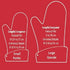 Kitchen Grips Chef's Mitt, Small, Blueberry/Black Color