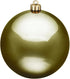 Vickerman 4" Olive Shiny Ball Ornament, 6 per Bag
