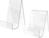 Acrylic Book Stand with Ledge, 10PC Clear Acrylic Display Easel for Books, Magazine, Pictures, Artworks
