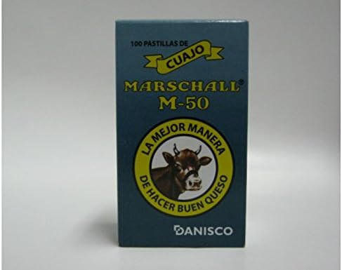 Danisco 10 50 Tablets of Vegetable Cuajo Marschall Coagulant Tablets for Cheesemaking: Rennet Tablets for Hacer Queso