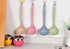 Eco-friendly Wheat Straw Cooking Spoons, Wheat Straw Soup Spoon for Cooking Utensils (Pink)