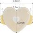 JOONIE Lovely Heart Shaped Food Storage Containers, Microwave Silicone Steamer for Baby (Vanilla, Large 700ml)