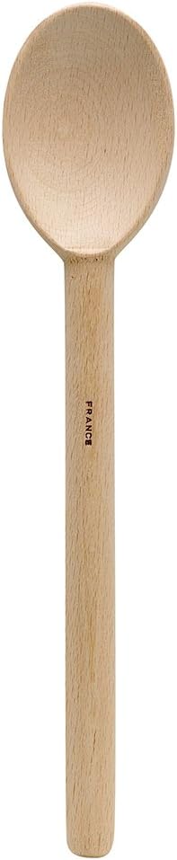 HIC Kitchen Deluxe Heavyweight French Beechwood Spoon, 11.75-Inches, Made in France