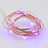 6 20 Hometown Evolution, Inc. Purple Fairy Lights - Battery Operated - Foot Purple LED Micro Lights on Copper Wire
