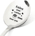 Enjoy Your Coffee Spoon Gift for Best Friends - Boyfriend/Husband - Anniversary/Birthday Gifts for Coffee Lovers