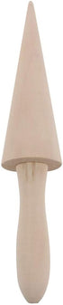 Wooden Waffle Cone Roller, Ice Cream Cone DIY Cooking Tool, Pastry Roll Cake Decorating Accessory