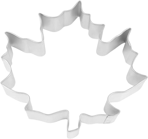 R&M Thanksgiving and Fall Leaves Gift Set - 5-Piece Assorted Size Maple Leaf Cookie Cutters
