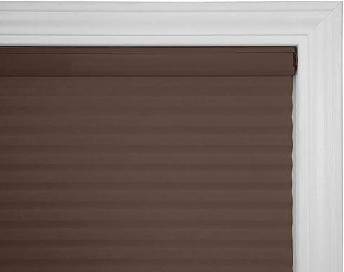 Artisan Select No Tools Custom Cordless Cellular Blackout Shades, Mocha, 38 5/8 in x 72 in