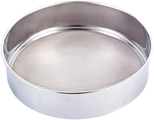 Falytemow Flour Sifter Round Flour Sieve Strainer with 40 Mesh Premium Rustproof