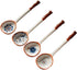 Chinese Handmade Ceramic Large Spoon, Long Handle Retro Porcelain Spoons for Ramen, Pho, Large Soup Spoons