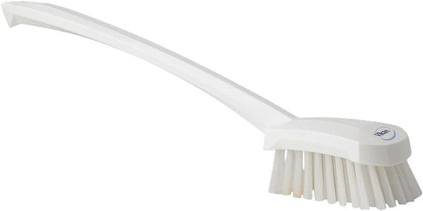 Vikan 41865 Stiff Washing Brush, 15.75", PP/PBT, White