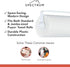 Spectrum Paper Towel Holder for Under Cabinet - Minimalist Hanging Wall Mount for Kitchen, Fits Standard & Jumbo Rolls
