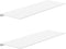 MKO 16" Floating Shelves for Wall, Metal Wall Mounted Shelf for Bathroom,