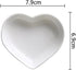 Heart-shaped Multipurpose Ceramic Sauce Dish - Seasoning Dishes Sushi Dipping Bowl Appetizer Plates (Set of 4)