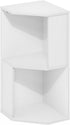 4-Tier Furinno ECON Corner Shelf, Corner Book Shelf, Storage Shelves, Display Rack, Bookshelf, for Organization