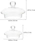 UPKOCH Tea Steeper Tea Steeper 4 Pack Glass Teapot Lid Replacement Teapot Strainer Covers Tea Filters Lids Tea Steepers Covers Teapot Spare Part Glass Pot Glass Tea Kettle by UPKOCH