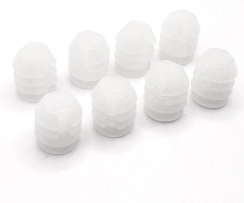 Replacement Screws Plastic Sleeve Insert Compatible with IKEA Part 102267 (MALM Bed Frames)
