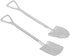 Ice Cream Spoon, Stainless Steel Cute Shovel Spoon, Reusable Sugar Dessert Cake Spoon for Home Cafe (4 Pointed Shovel)