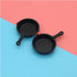 ARTIBETTER 10pcs Mini Cast Iron Skillet Set, Small Frying Pan for Dollhouse Kitchen Accessories