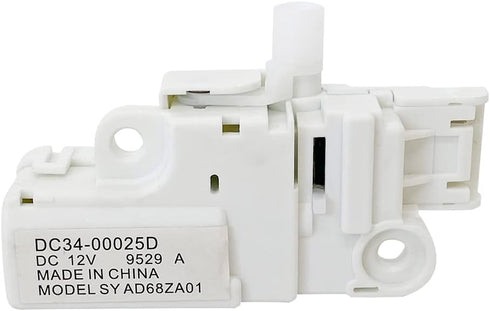 DC34-00025D DC12V Washing Machine Door Lock Switch Assembly for Samsung Washer, Door Lock Replacement Parts