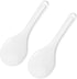 2PCS Plastic Rice Serving Spoon, Non-Stick Rice Spoon Paddle, 7.87 Inch Rice Cooker Spatula
