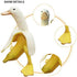 Banana Duck Sculpture, Whimsical Banana Duck Yard Art, Creative Banana Duck Art Statue Garden Yard Outdoor Decor (1 pc) 1 by RICEFINE
