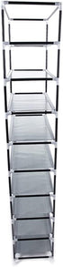 Generic 63" 10-Floor Closet, The Large Shoe Rack Large with dust Cover Shoe Rack with Covers on The Non-Woven Shoe