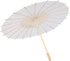 White Papier Umbrella Parasol, Handmade Classical Craft Umbrella, DIY Free to Draw