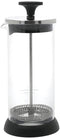 La Cafetire 400ml Glass Milk Frother, Black