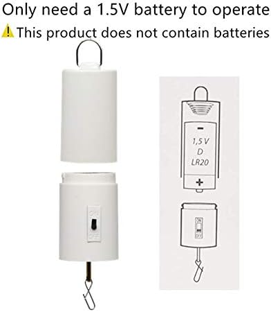 Wind Spinner Motor Battery Operated for Hanging Display, Outdoor Sculptures with 4 Pounds Load Capacity