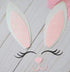 Easter Bunny Cake Topper with Eyelashes, Easter Party Cake Decoration Supplies for Birthday, Wedding, Baby Shower