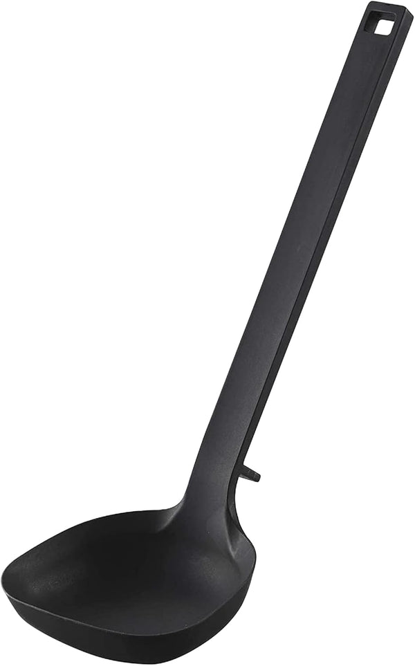 Yamazaki Home Tower Silicone Ladle, Black