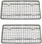 Heavy-Duty Chrome Cooling Rack, Commercial Grade, Oven-Safe, 4¼ x 8 x 215B Inches, Set of 2