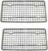 Heavy-Duty Chrome Cooling Rack, Commercial Grade, Oven-Safe, 4¼ x 8 x 215B Inches, Set of 2