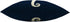 Mugod Sea Horse Decorative Throw Pillow Cover, White and Navy Blue, 18x18 Inch Cotton Linen Cushion