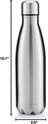 18/8 350ml 500ml 750ml 1000ml (500ml) Double Wall Stainless Steel Vacuum Cola Shape Bottle, Narrow Mouth Thermo Flask