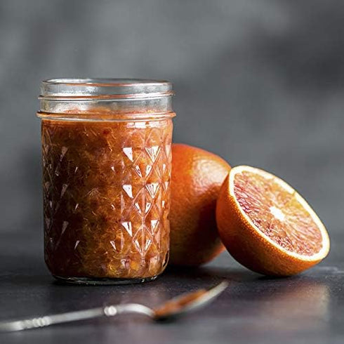 24 Pack 4 OZ 8, 8 OZ 8, 12 OZ 8 (4oz -8oz-12oz) SPANLA Mason Jars, Canning Jars With Regular Lids, Ideal for Jam
