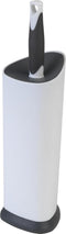 Clorox Covered Toilet Brush and Caddy with Splash Guard & Non-Skid Base,