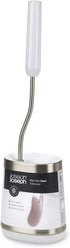 Slimline Set, Joseph Joseph Flex Lite Silicone Toilet Brush with Holder Flexible Head, drip, Anti-Clog deep Clean